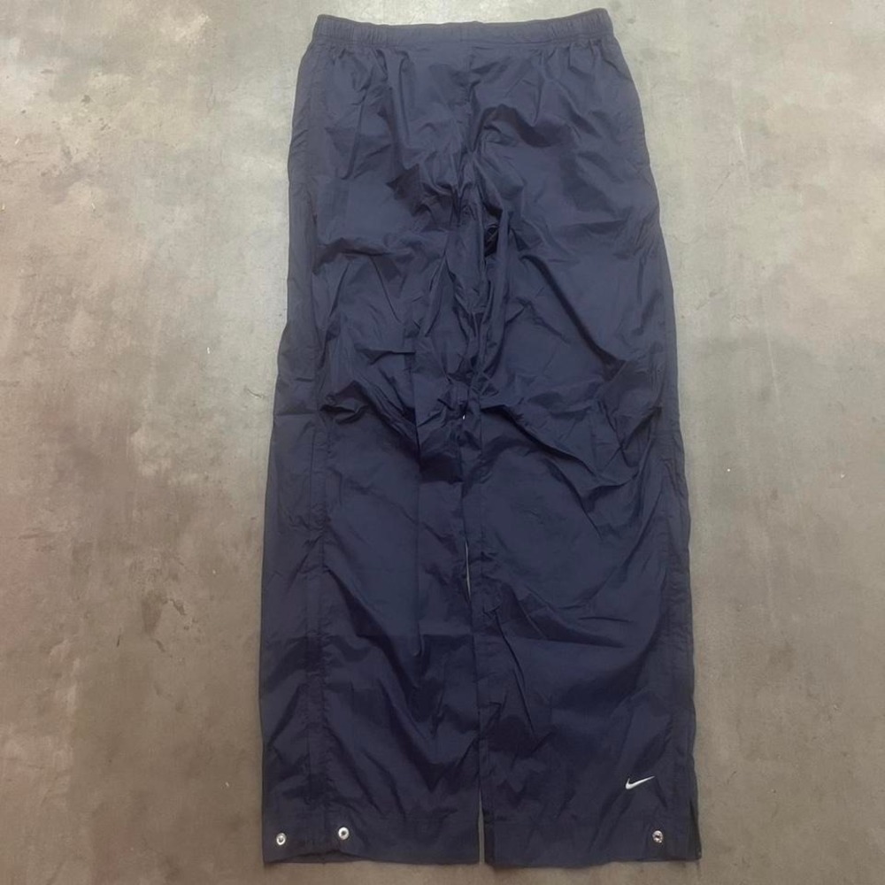 Vintage Y2K baggy Nike men's blue track pants skater‎